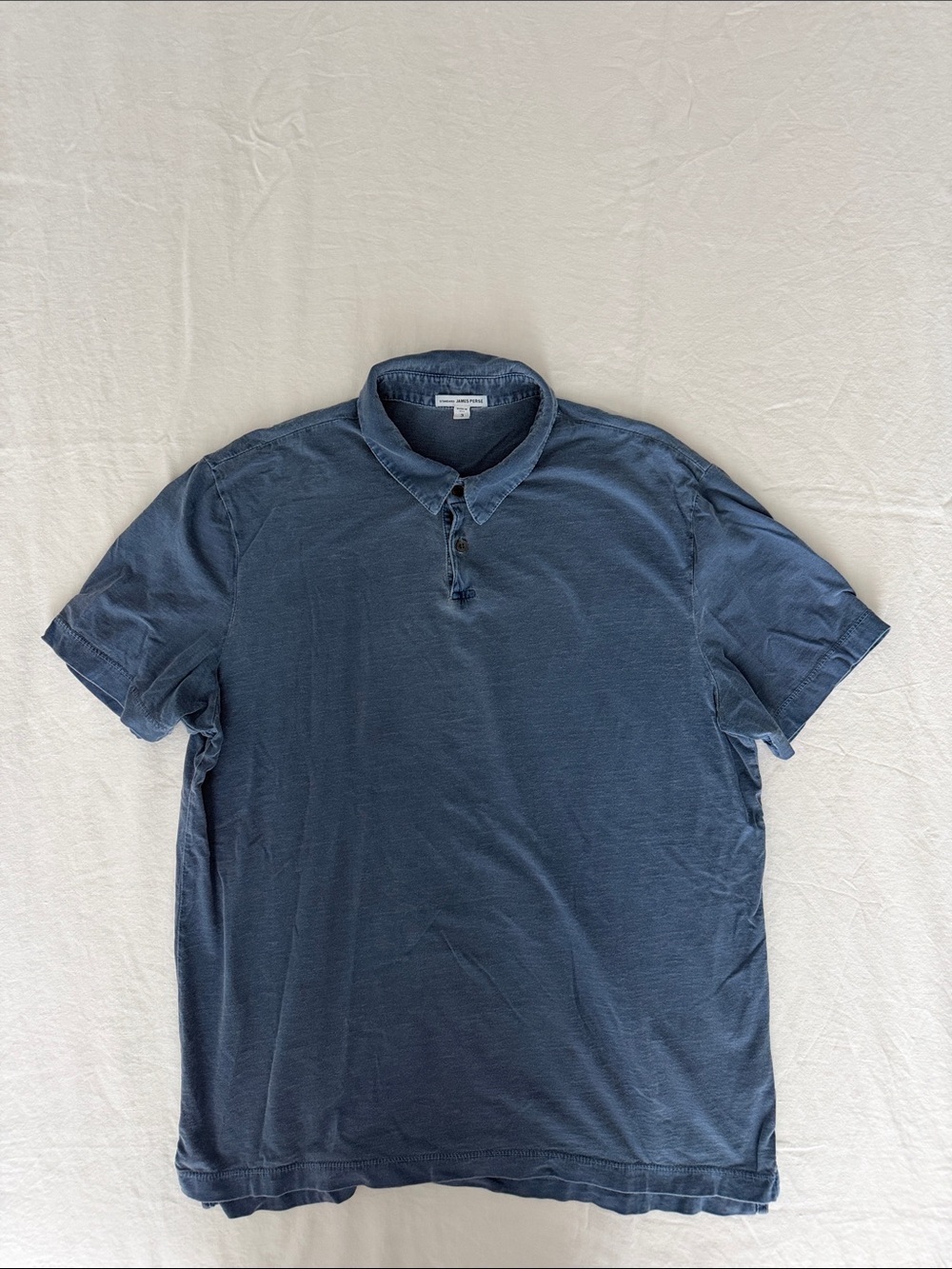 James Perse SUEDED JERSEY POLO